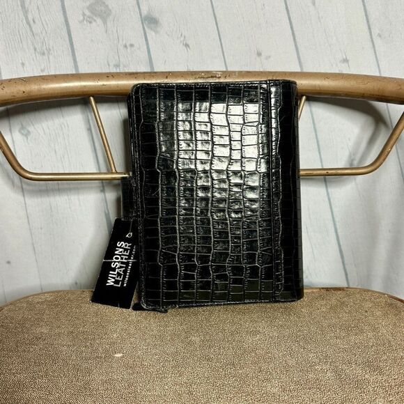 NEW Wilsons vintage leather wallet portfolio - Picture 2 of 11